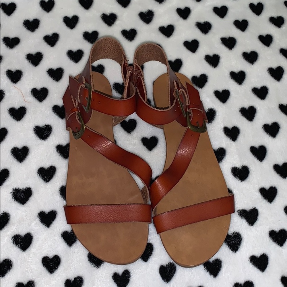 Leather Strap Sandals